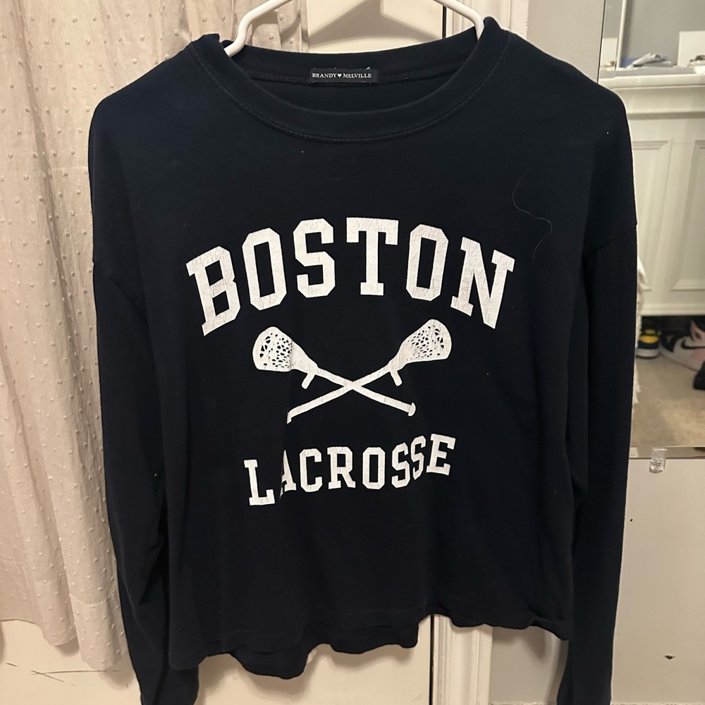 Boston lacrosse Brandy Melville top lightly worn one size